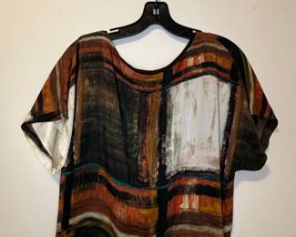 Lafayette 148 New York Abstract Print Top