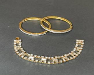 S.A.L. Rhinestone Bracelets