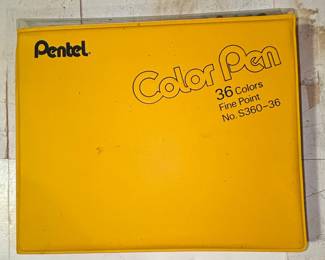 Pentel Color Pen S360-36 Fine Point Set