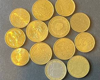 Euro Currency Coins