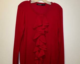 Lauren Ralph Lauren Ruffled Sweater