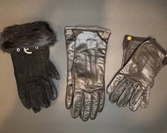 Coach Leather and Suede Gloves