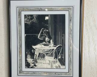 Vintage Black and White Photographic Portrait