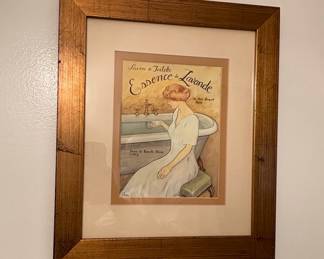 Essence de Lavande Art Nouveau Print by Odile Rousseau