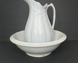 Turner, Goddard & Co. "Wheat" Pattern Ironstone Wash Set