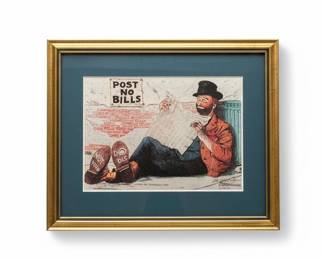 Freddie the Freeloader Print by W. Harold Hancock