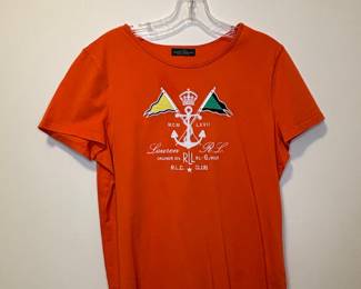 Lauren Jeans Co. Ralph Lauren Nautical Graphic T-Shirt