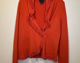 Sutton Cashmere Fringed Cardigan