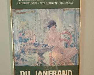 Du Janerand Exhibition Poster, Galerie Triade, 1983
