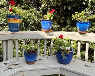 Glazed Ceramic Garden Planters
