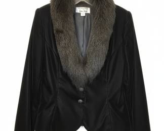 Victor Costa for Neiman Marcus Velvet Blazer