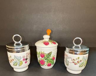 Royal Worcester Porcelain Egg Coddlers