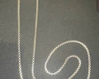 David Yurman Box Chain Necklace
