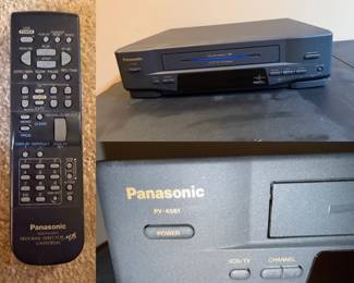 Panasonic PV-4561 Omnivision VHS Video Cassette Recorder & Remote