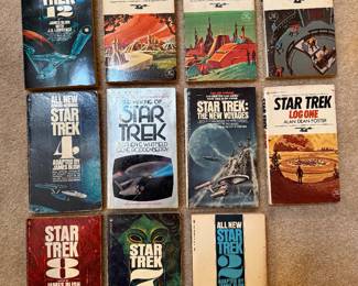 Vintage Star Trek Paperback Books