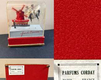 Parfums Corday Moulin Rouge "French Cancan" Music Box