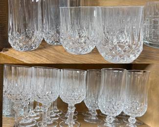 Cristal d'Arques-Durand "Longchamp" crystal glassware