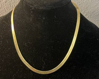 14k Gold Necklace 18”