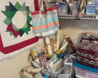 Sewing supplies.
