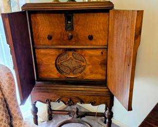 Cabinet with Doors Open