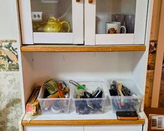 Small kitchen hutch