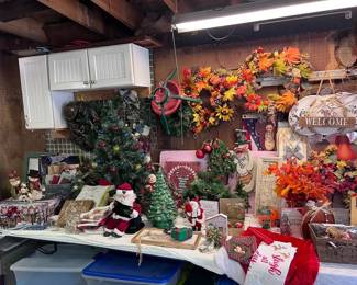Can't have a sale without Christmas and other holiday decor!