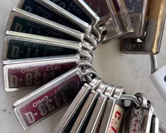 Disabled American Veterans (DAV) miniature license plate keychains
