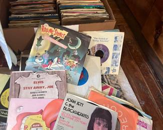 Nice selection of 45's
