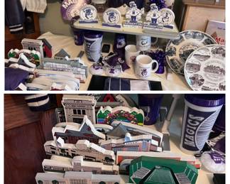 Barberton memorabilia including Barberton Schools and Barberton City Cat's Meow collectibles 