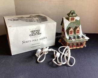 Department 56 Reindeer Barn North Pole Series