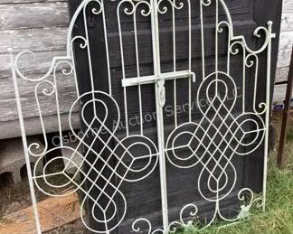 2 piece decorative gate panel
