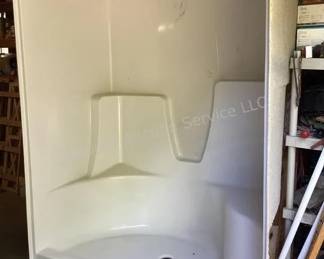 New shower stall