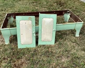 Cast iron stove base