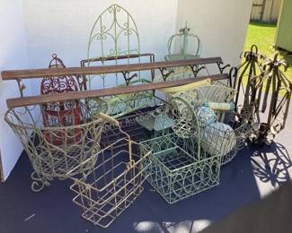 Iron baskets & more