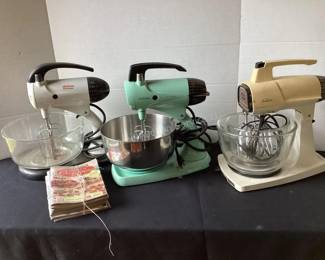 Vintage Sunbeam mixers
