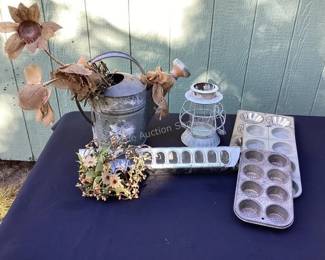 Watering can, chicken feeder & more