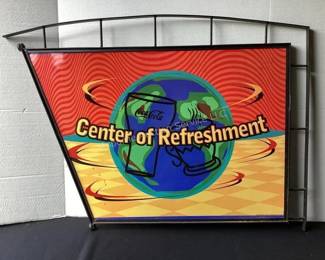 Coca-Cola double sided sign