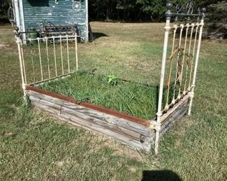 Vintage iron bed