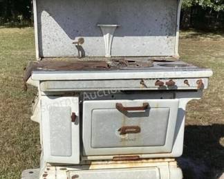 Antique Detroit wood cook stove