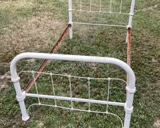 Vintage iron bed