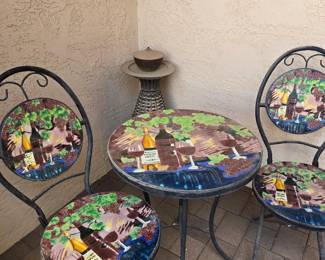 3 PC Iron Patio Set