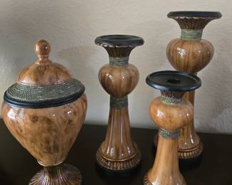 4 PC Wooden Set