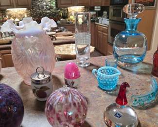Decanter, Fluted Vase & Beautiful Finds