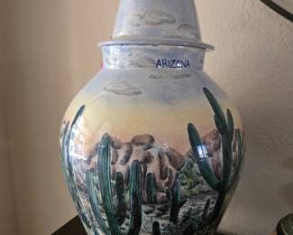 Lg Arizona Lidded Jar