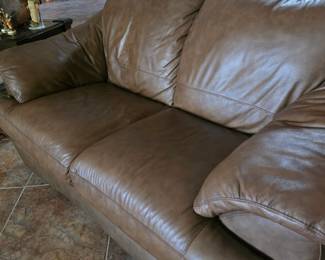 Leather Loveseat