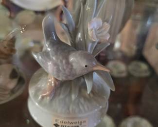 Edelweiss Bird Figurine