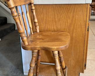 K19a Counter Chair Wooden