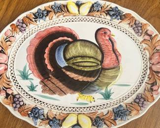 K13 Colorful Turkey Platter