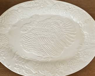 K12 White Turkey Platter