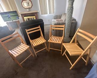 K6 Folding Wooden Chairs